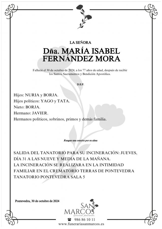 María Isabel Fernández Mora