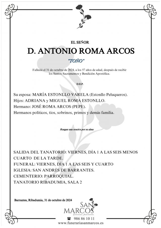 Antonio Roma Arcos