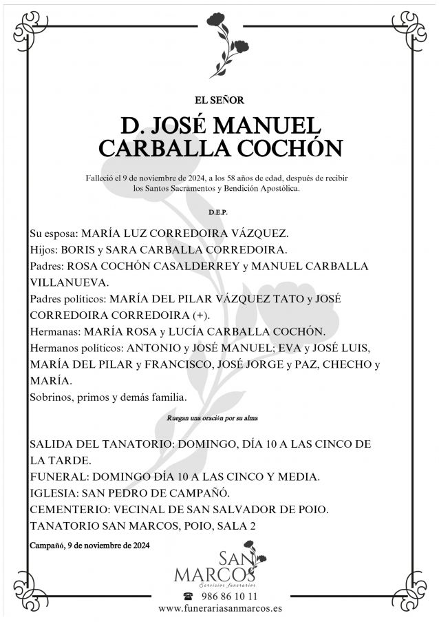 José Manuel Carballa Cochón